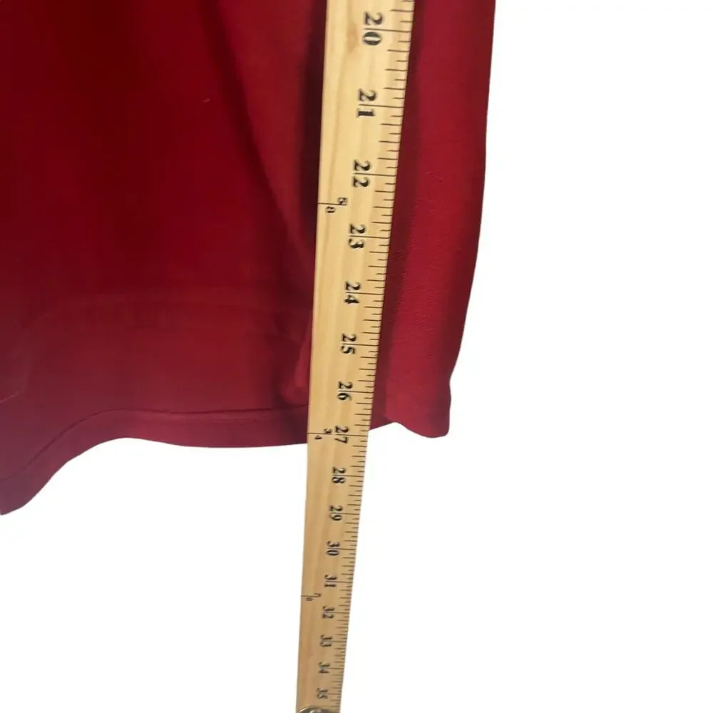 The North Face Men's Size Large Red Black 1/2 Zip Tka 100 Pullover‎ Sweater